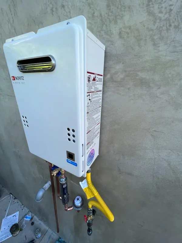 Tankless water heater installation for Prairie Lake homes