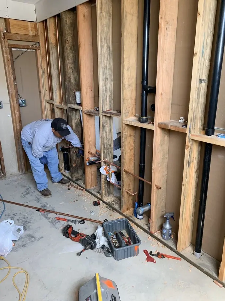 Commercial rough-in plumbing for Water Heater Replacement in Prairie Lake